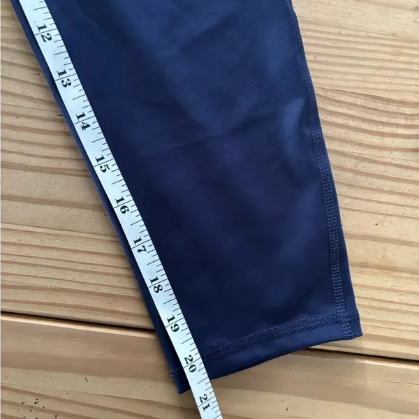 BSP Capri Navy Leggings Size‎ L Blue Size L - Image 9