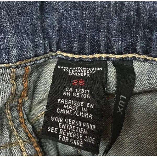 Buffalo Lux Bootcut Jeans Sz 25 Regular Medium Wash Actual‎ 29x32 Low Rise - Image 7