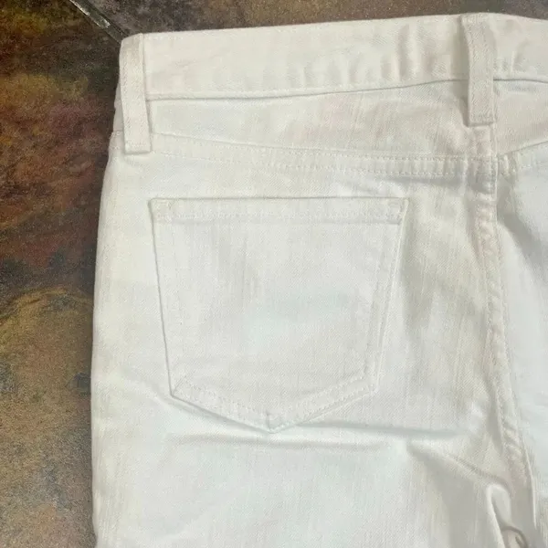 Kate Spade Broome Street White Mid Rise Straight Leg Jeans 29 - Image 12