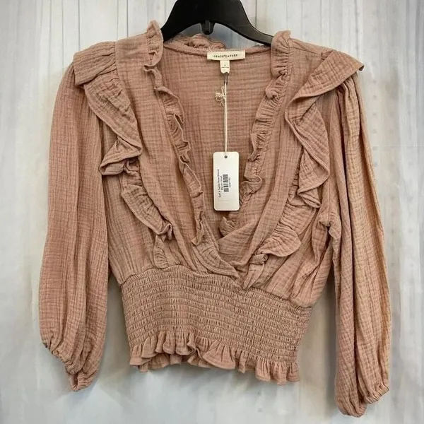 Princess Polly 7pc crop tops cowgirl smocked Y2K boho prairie top bundle - Image 5