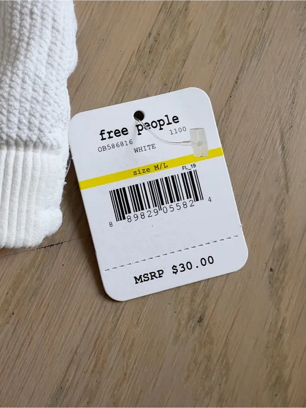 Free People Strappy Side Bra Bralette in White - Image 6