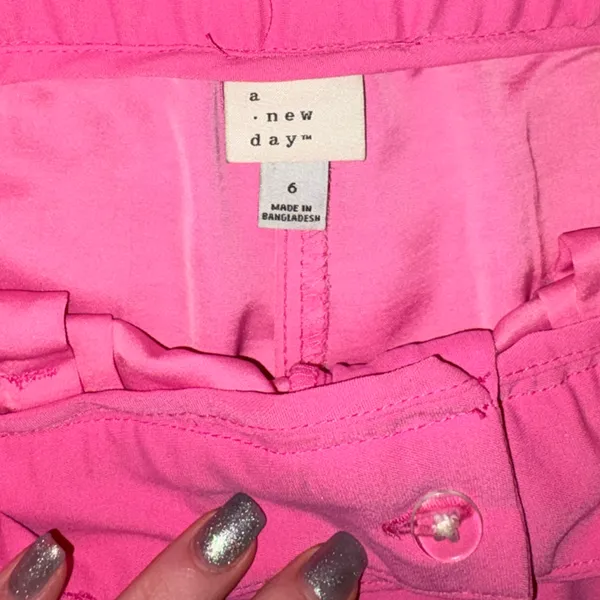 a new day Bright Pink Wide Leg Pants - Image 2