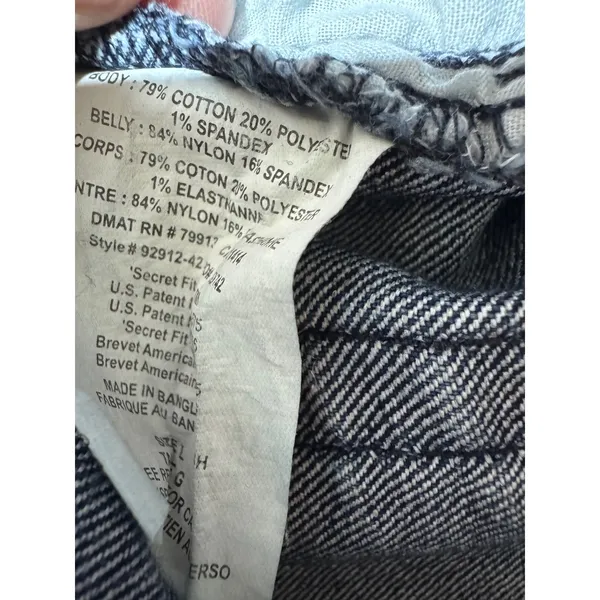 Indigo Blue Indigo Maternity Large Blue‎ Jeans Women's Secret Fit Belly Bootcut Blue - Image 4