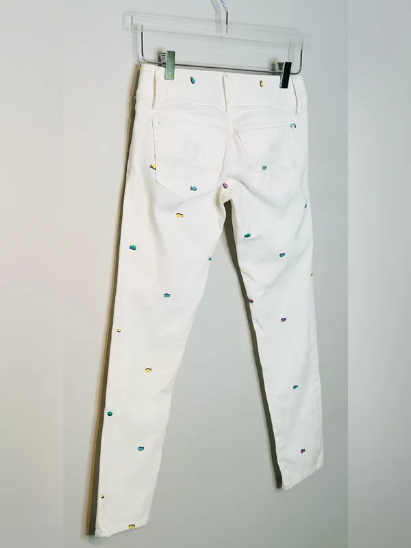 Lilly Pulitzer Resort White Worth Skinny Mini Rainbow Fish Jeans Pants NWT - Image 6