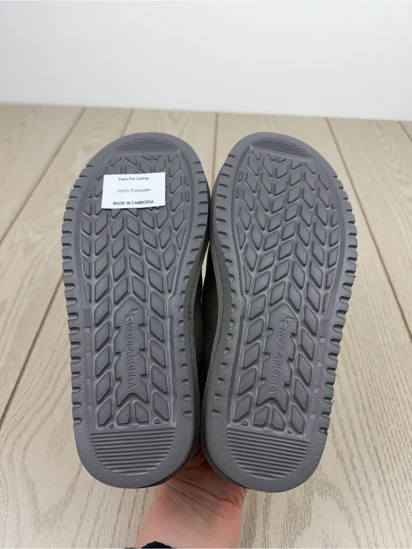 Koolaburra by UGG Womens Burree Embroidered Trim Slipper 5M Grey & Green $80 - Image 7
