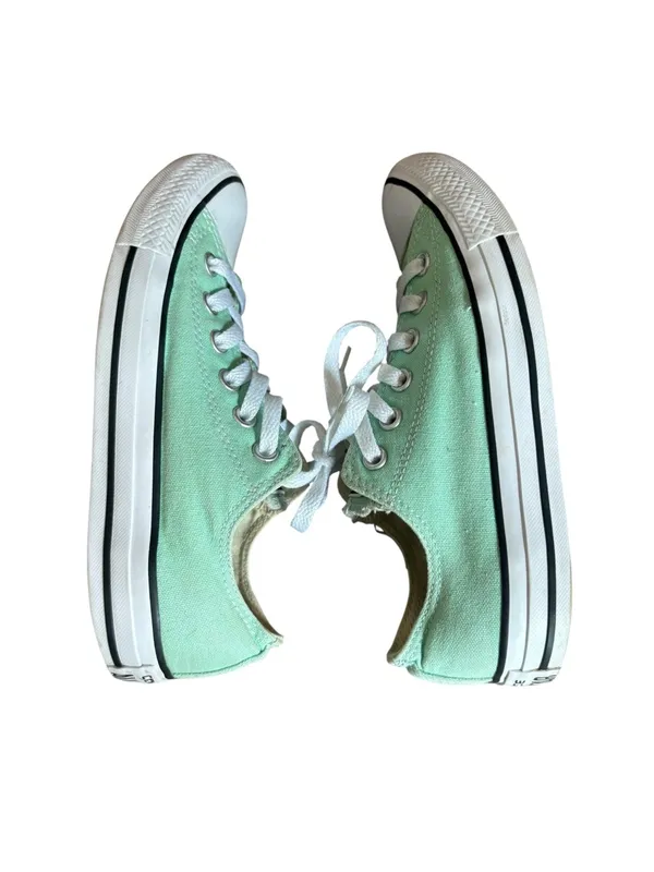 Converse Low Top Sneakers Sea Foam Green Womens Size 7 - Image 3