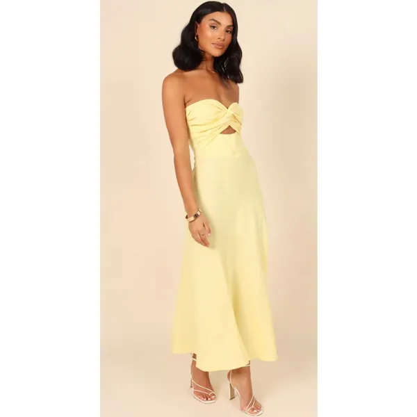 Petal and Pup Rosetta Maxi Dress in Lemon Size 12 NWT - Image 5