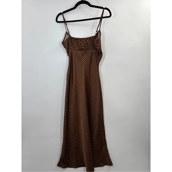 Ciao Lucia Leo Satin Midi Dress in Siena Polka Dot - Image 6