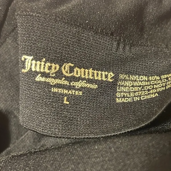 Juicy Couture Black Bra size L - Image 5