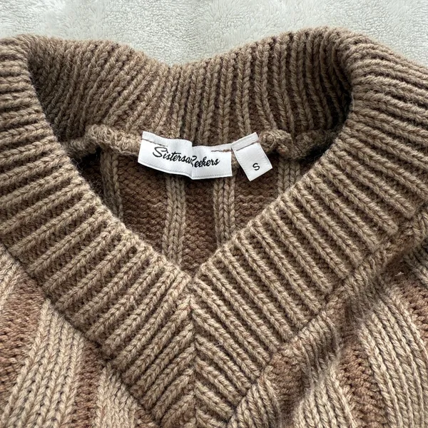 Papi Knit Sweater Sisters and Seekers Tan - Image 4