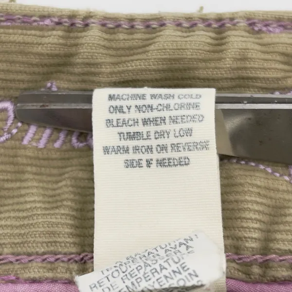 Y2K American Eagle Corduroy Pants Women 8‎ Low Rise Stretch Flare Indie Boho - Image 9