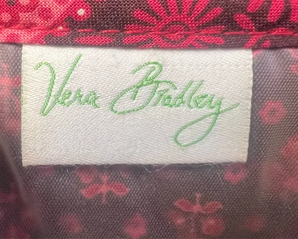 Vera Bradley| mesa red quilted lunch bag  - Image 12