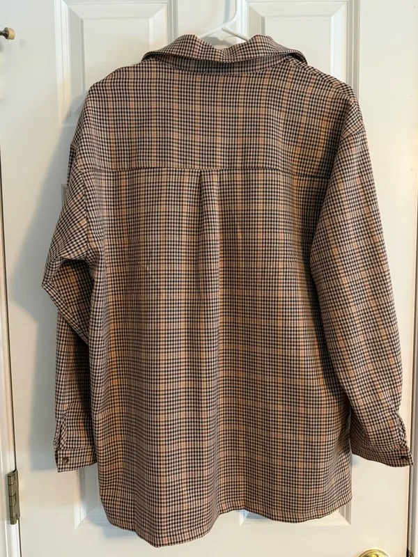 Princess Polly Willa Shirt Plaid Button Down Flannel - Image 2