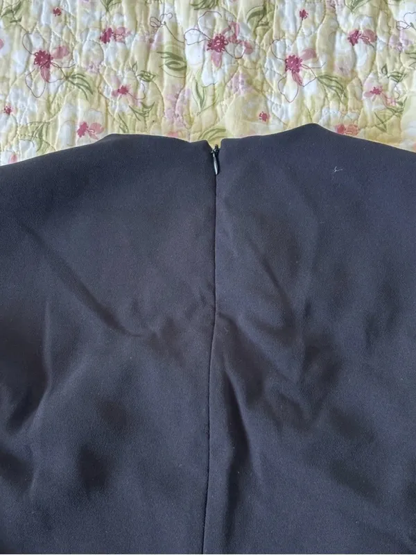 ZARA Women's Black Sleeveless Mini Dress Size Medium (EUR M / USA M) Back Zip - Image 11