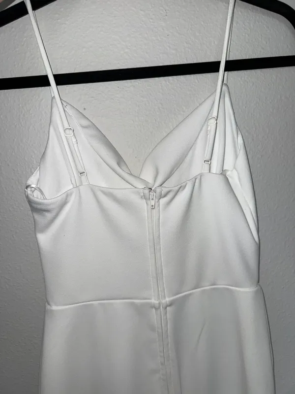 White Beaded Dress - Image 5