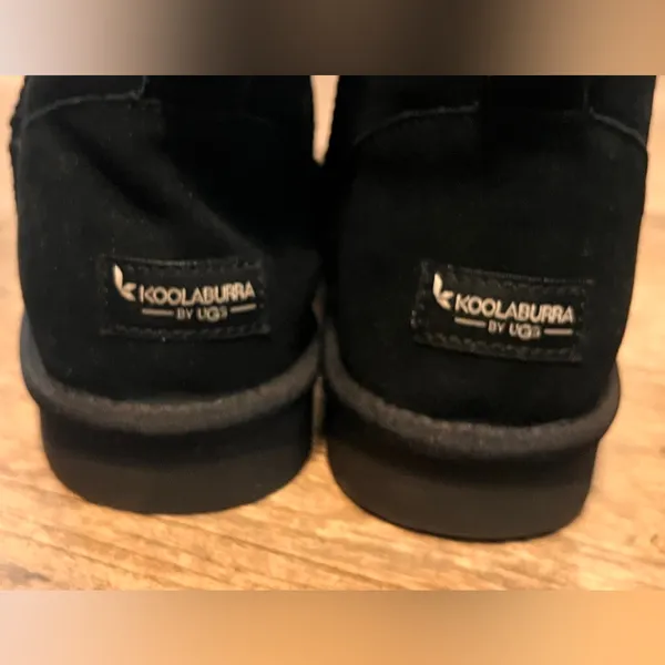 UGG Koolaburra Black Suede Ankle Booties - Image 5