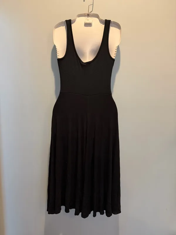 Marine Layer Lexi Fit and Flare black sleeveless midi dress Size XSmall NWT - Image 11