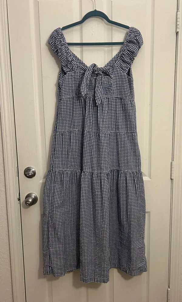 Old Navy Ginghan Midi Dress - Image 2