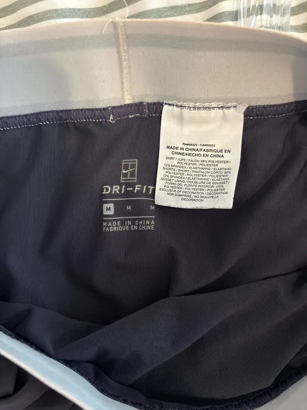 Nike Court Victory Pleated Tennis Skirt/Skort Sz Med Dark Plum Purple 933218009 - Image 4