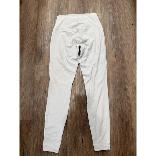Lululemon Align High-Rise Pant 28 Light Gray Nulu‎ Yoga Leggings Womens Size 8 - Image 2
