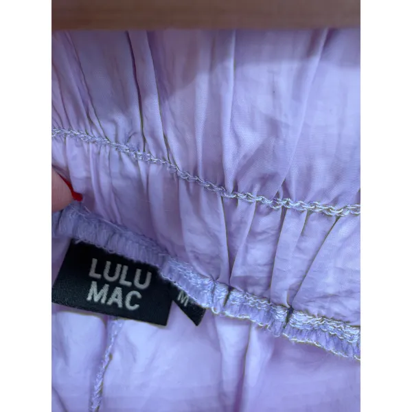 Lulu Mac Lavender Shorts Sz M Windbreaker Workout - Image 6