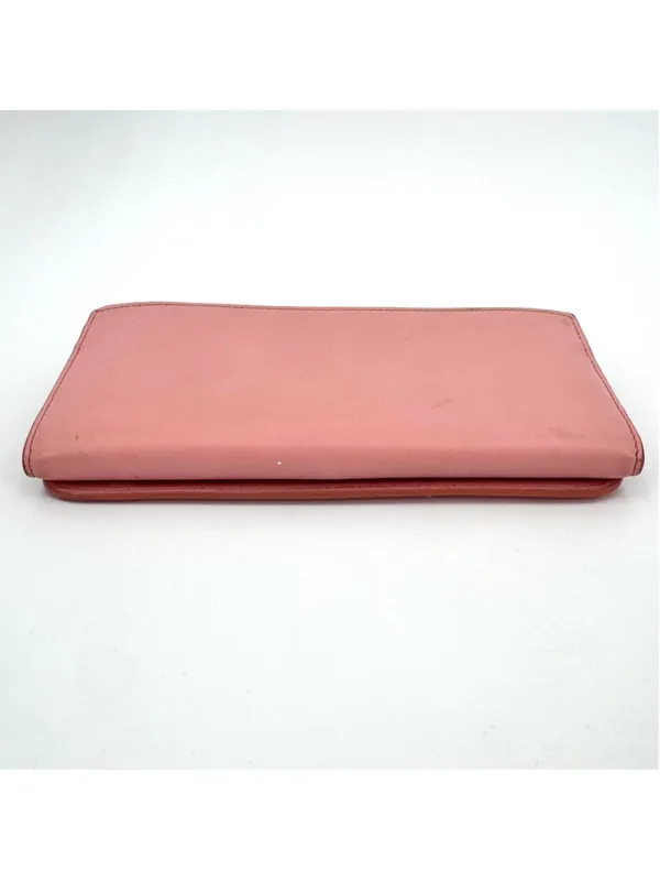 Rare Chloé Pink Horse Embroidered Leather Wallet Equestrian - Image 3