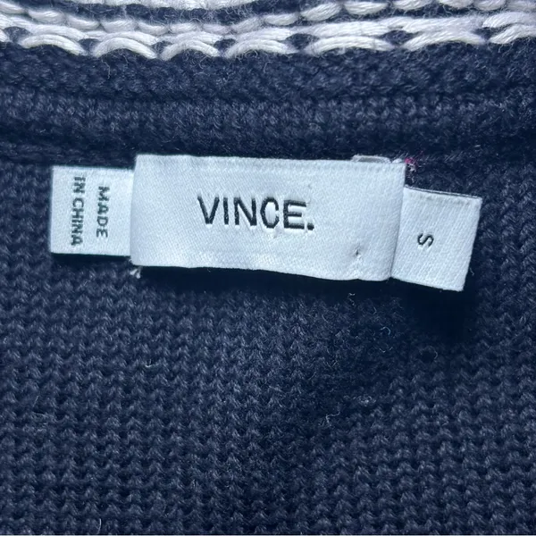 Vince women’s Small oversized long sleeve v-neck sweater shirt Cotton Casual - Image 14