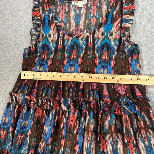 Lilis Closet Anthropologie Sibylline Mini Dress Women's X-Small Sheer Tiered - Image 7