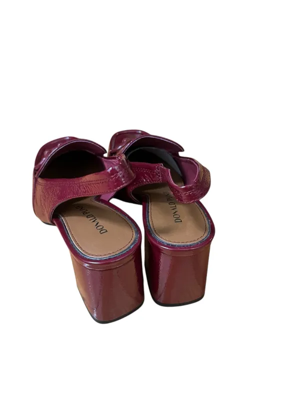 Donald Pliner Loafer Slingback Pump in cranberry 8 NWT - Image 4