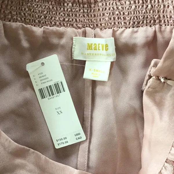 Maeve Shannon Embroidered Midi Skirt Sz XS - Image 5