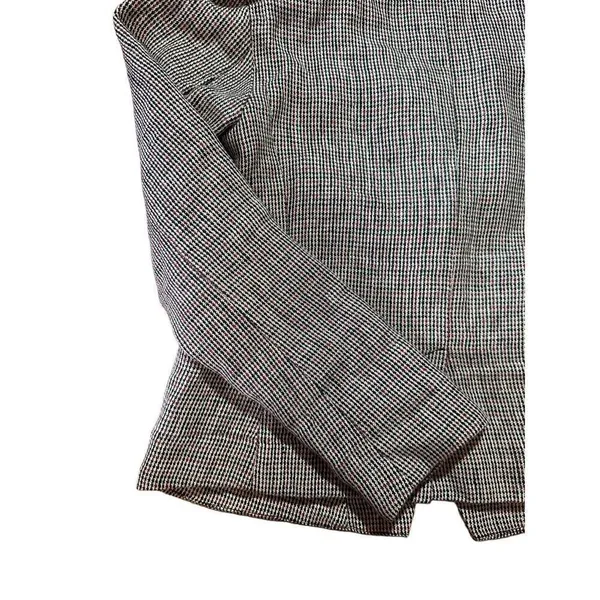 Free People Chess Blazer Garnet Linen‎ Long Sleeve Single Button Closure Small - Image 5