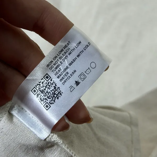 Cider‎ LINEN-BLEND COLLARLESS SOLID SPLIT RUCHED ZIPPER MIDI DRESS - Image 6