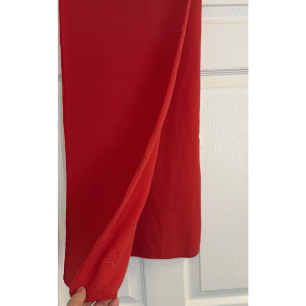 Patagonia Fleece Scarf 13x33” Red Camping Hiking Outdoors Warm Rectangle‎ Warm - Image 3