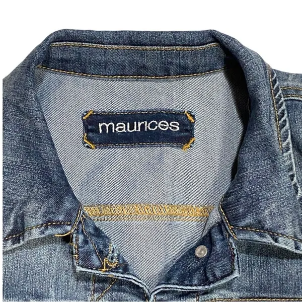 Maurice’s Medium Wash Denim Vest - Image 3