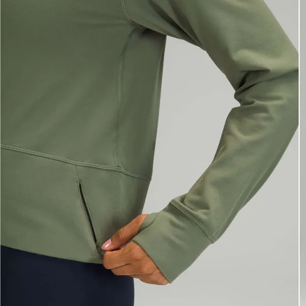 Lululemon Ready to Rulu Pullover
Green Twill - Image 2