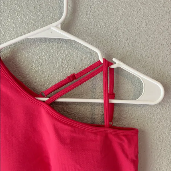 Amazon Women's Red Asymmetrical Bralette - Image 2