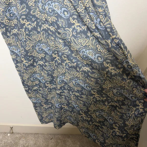Sundance‎ Women Daybreak Maxi Dress Small Paisley V-Neck Half Sleeve Cottagecore - Image 6