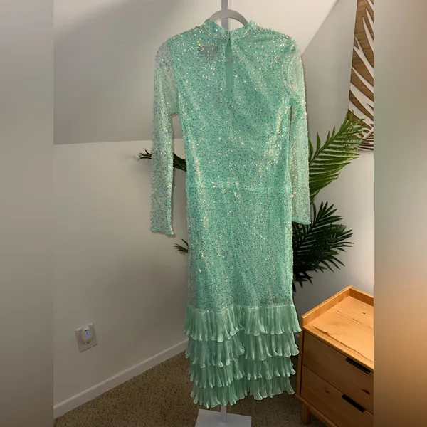 Anthropologie Bhanuni By Jyoti Siren‎ Sequin Maxi Dress - Size Small - Image 5