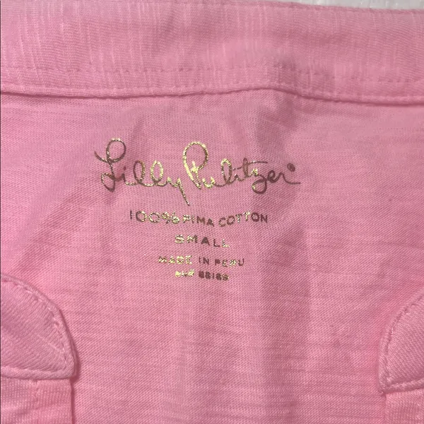 Lilly Pulitzer Pink Halter Tank Top size Small - Image 3