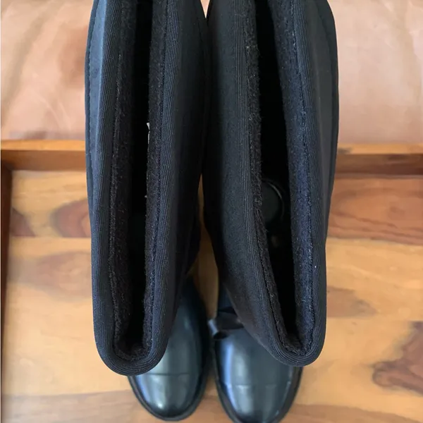 STUART WEITZMAN Tall Black Rain Boots - Image 3