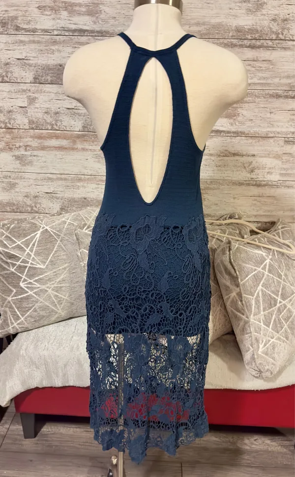Free People Dress Crochet Midi - Image 4
