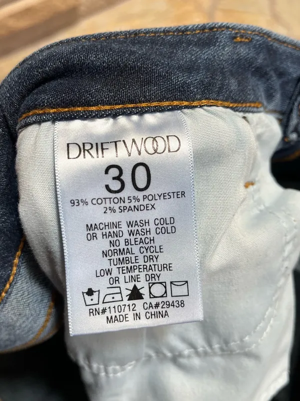 Sundance Driftwood Audrey Straight Leg Jeans Dark Denim Size 30 - Image 8