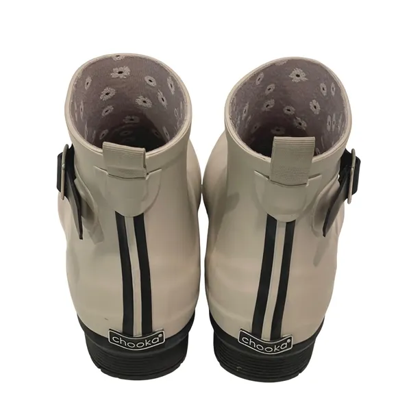 Chooka Downtown Shortie Rubber Buckle Ankle Rain Boots Women's US 8 EU‎ 39 Stone - Image 3