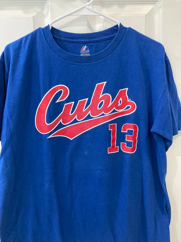 Majestic Chicago Cubs Starlin Castro Blue MLB T-Shirt - Image 3