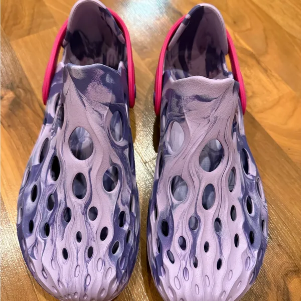 Merrell Kid's‎ Hydro Moc Sport Sandal purple waterproof size 7 new - Image 2