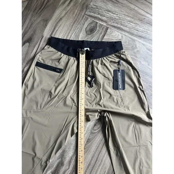 Alphalete Women’s Infinity Studio Pants - Taupe, Size Medium - Image 2