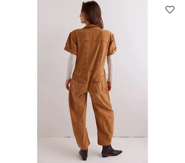 Free People | We The Free Maxie Washed Coverall In Cathay Spice Size 2 - Image 3