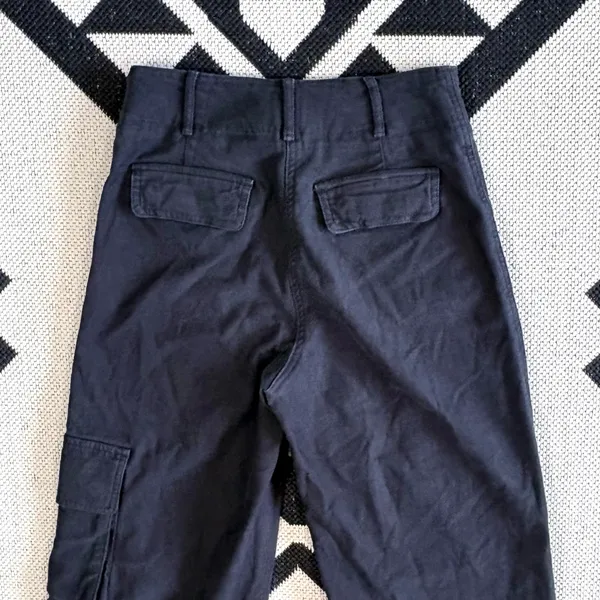 Wilfred Free Picture Wide Leg Cargo Pants in Black Size 4 - Image 11