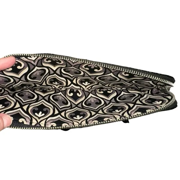 Brighton Black Snakeskin Embossed Leather Wallet Organizer NWT‎ - Image 4