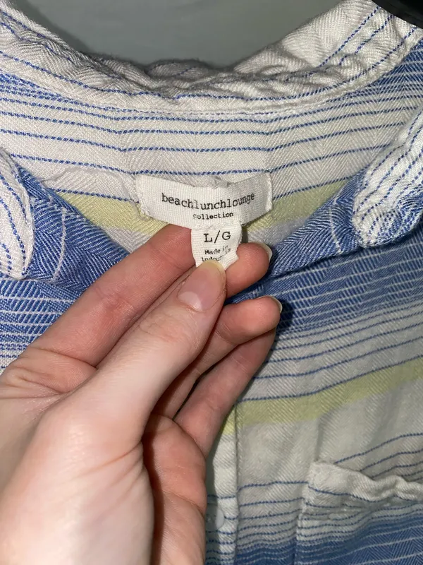 Button up Blue Size L - Image 7
